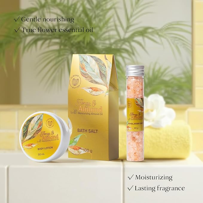 Gifts for Women Gift Basket Tote Bag set for Women, 13 Pc Almond & Honey Beauty & Personal Care Set, Home Bath Pampering Package unique gifts, Spa Self Care Kit, Thank You, Birthday, Mom Gift