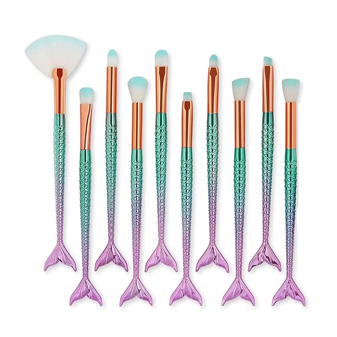 Tenmon 11 PCS Makeup Brush Set,Eyeshadow Eyeliner Makeup Brush Makeup Foundation Eyebrow Eyeliner Blush Cosmetic Concealer Brush
