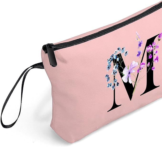 Women's Birthday Gifts: Makeup Bag with Mirror - Maid of Honor & Bridesmaid Gifts, Cosmetic Bag for Sister or Friend