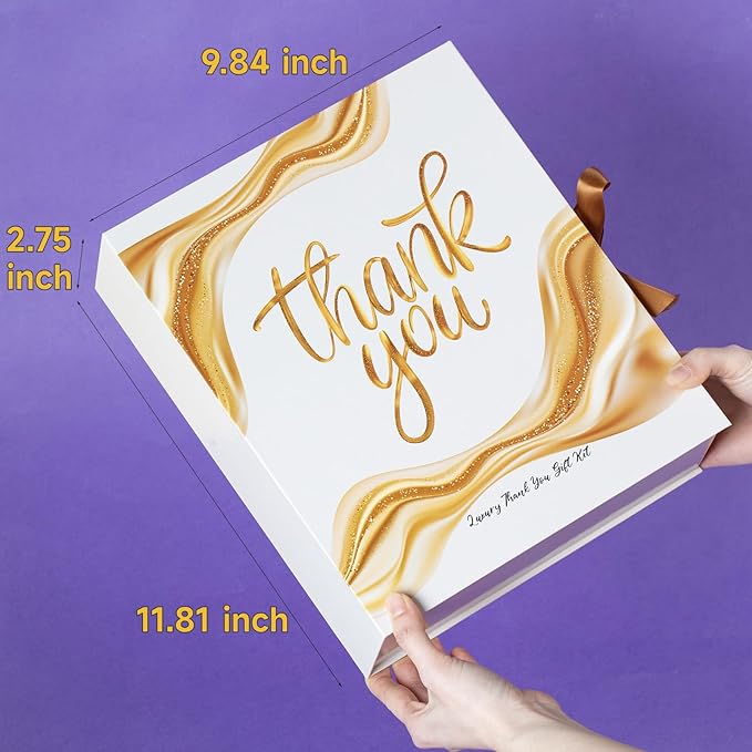 Thank You Gift Box for Women - Unique Spa Experience, Spa Gifts Bath and Body Gift Basket Mothers Day Gifts Unique Birthday Mother's Day Thank You Gift, Best Friend, Self Care Gift for Mom