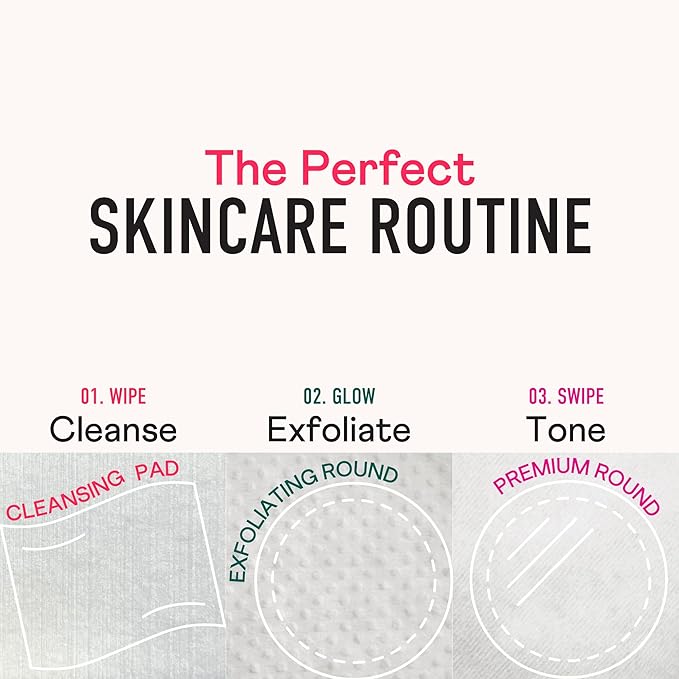 Swisspers Premium Cotton Rounds - 100% Chlorine Free Cotton Face Pads for Makeup, Nail Polish Removal - Dermatologist Tested and Hypoallergenic, Made in USA - 100 Pads (Pack of 3)