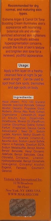 MAKARI Extreme Argan & Carrot Oil 3 Piece Gift Set - Exfoliating Soap, Tone Boosting Body Lotion & Face Cream Ideal for All Skin Types, Botanical Self Care Kit for Women