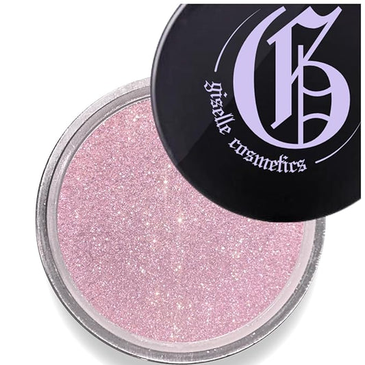 Light Amethyst Loose Mineral Eyeshadow - Organic, High Pigment Make Up Palette - Talc Free, Iridescent, Sparkle Eye Shadow in Hot Pink, Lavender, Rose Gold and More
