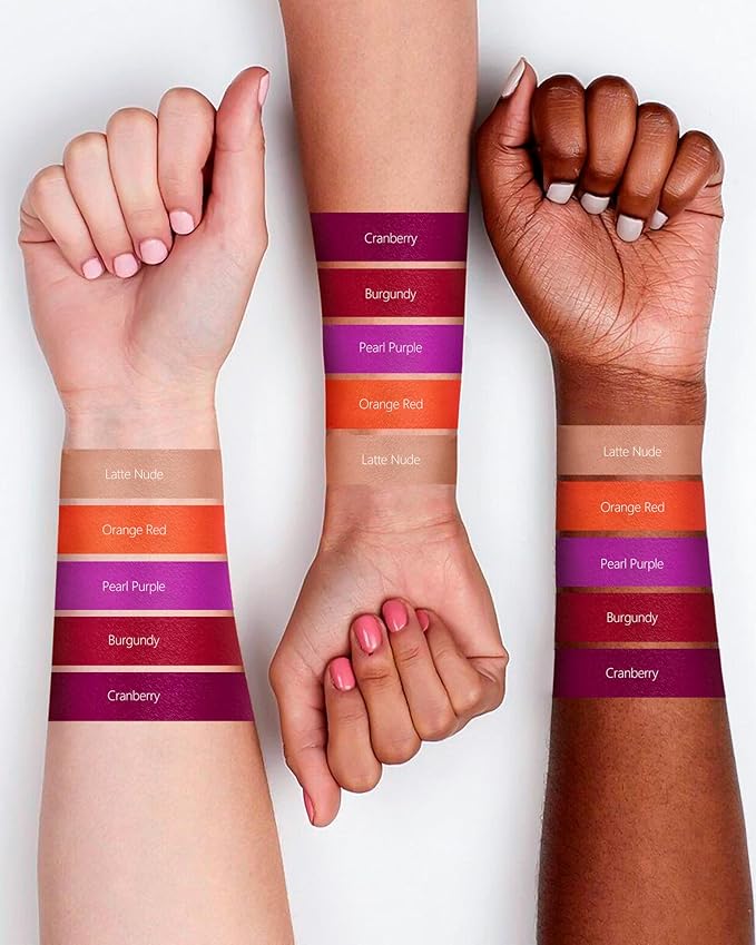 MAKI YIKA Dark Purple Lipstick for Women Color Stay Long Lasting Lipsticks Burgundy Matte Liquid Lipstick Berry Cruelty-Free Lip Color, Cranberry