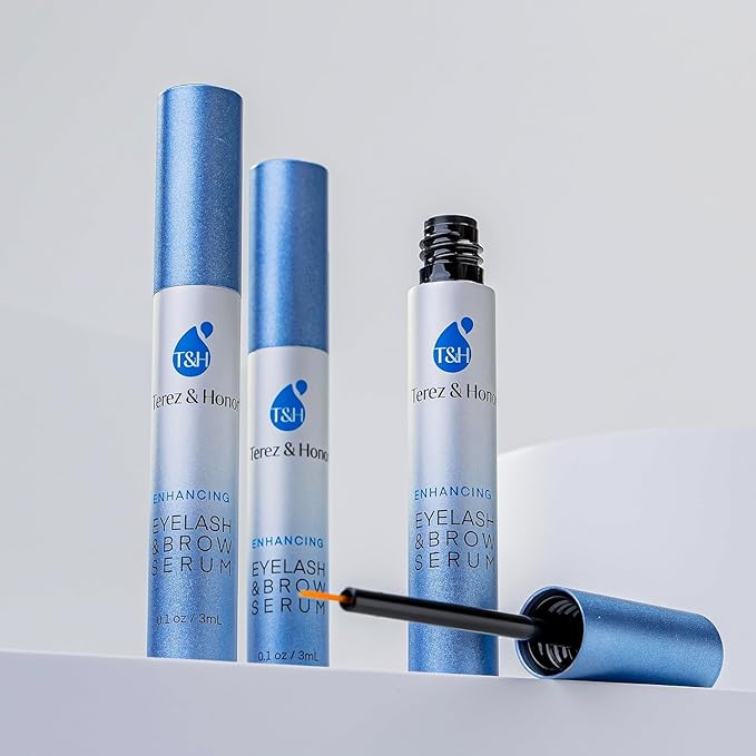 Advanced Eyelash Serum for Thicker, Longer Eyelashes and Eyebrows - Grow Luscious Lashes with Brow Enhancer (3mL)