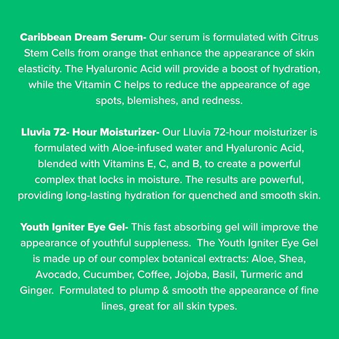 TZOL' SKIN Day Time Discovery Set- Day Time Serum and Face Moisturizer, Day Set, Vegan, Free of Paraben, Silicones, and Sulfates. Always Cruelty Free.