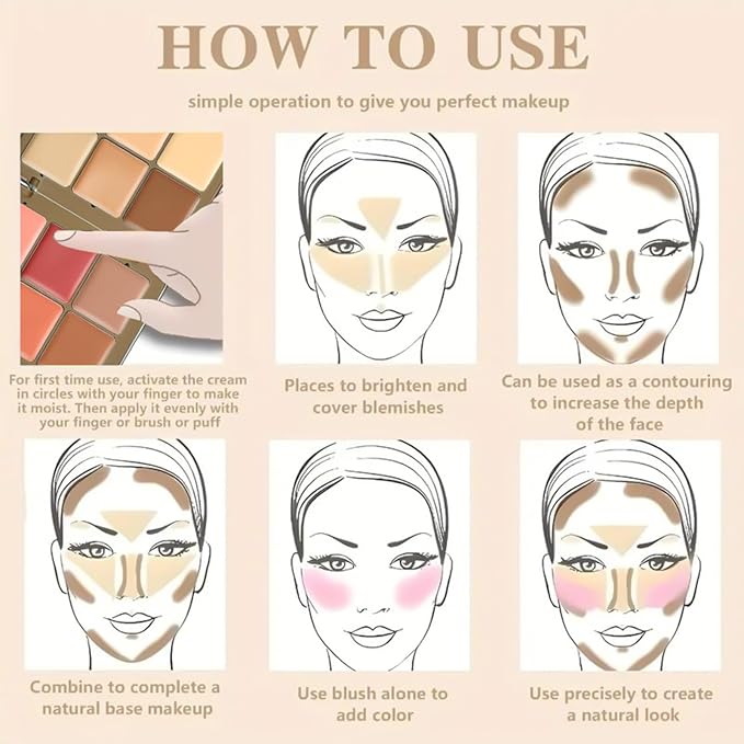 12 Colors Makeup Palette & Brush Set, Professional Eyeshadow, Blush, Highlighter, Contour Kit with 10 Champagne Gold Brushes, Cruelty-Free, Vegan, Travel-Friendly, for Beginners Pros