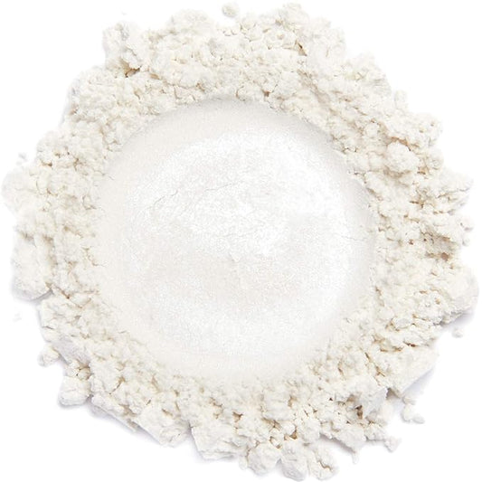 Demure Snowflake Loose Powder & Glitter Eyeshadow, Natural & Organic Eye Makeup