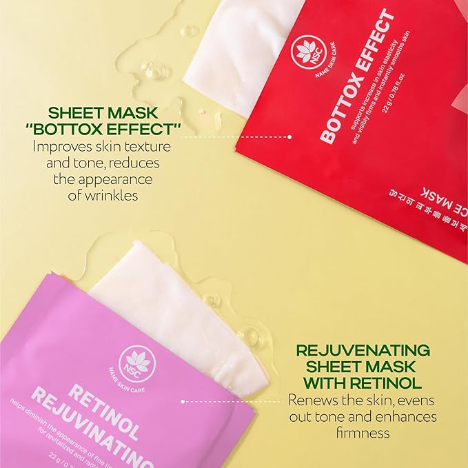 Complete Korean Face Mask Pack of 30 Hydrating Sheet Masks for All Skin Types | Refreshing, Moisturizing, Exfoliating, Anti Aging Face Masks Skincare | Vitamin C, Collagen, Retinol, Hyaluronic Acid