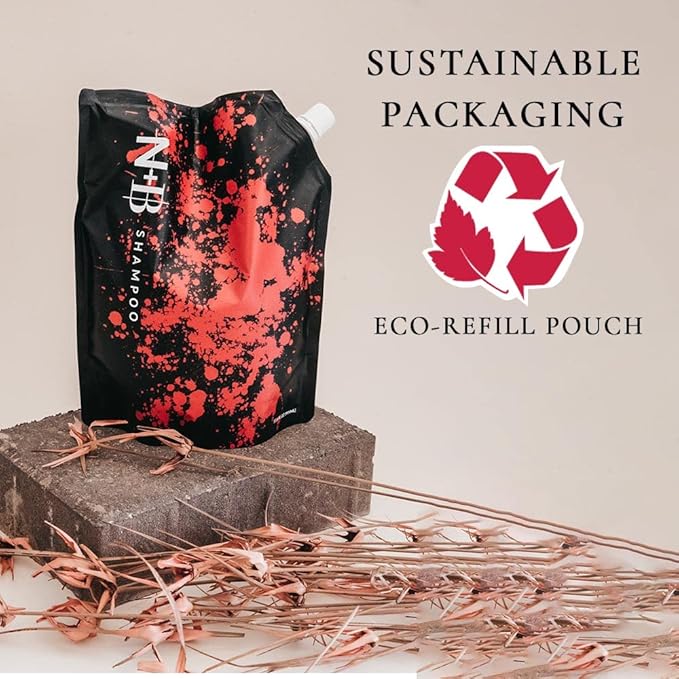 N+B Core Collection | Paraben-Free | For All Hair Types and Textures | Strengthens and Hydrates | Made in the USA (Shampoo/Conditioner Refills)