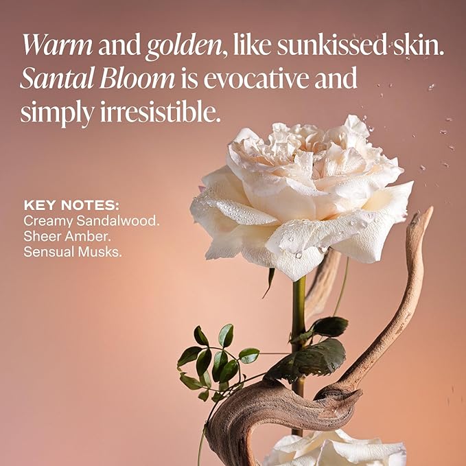 Saltair Serum Deodorant Santal Bloom 2 Pack. 5% AHA Formula. Lactic Acid and Mandelic Acid Deodorant. Aluminum Free Odor Control for Women and Men. Travel Essentials, 2x 1.7oz Roll On