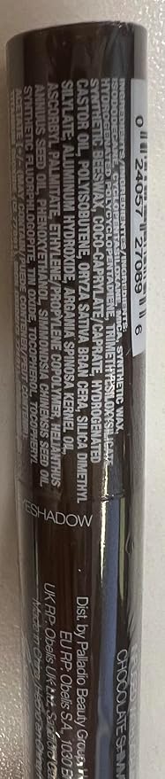 Palladio Waterproof Eyeshadow Stick with Blending Sponge, Long Lasting & Effortless Application, Smudge Free & Crease Proof Formula, Matte & Shimmer Shades, Buildable Eye Shadow (Chocolate Shimmer)