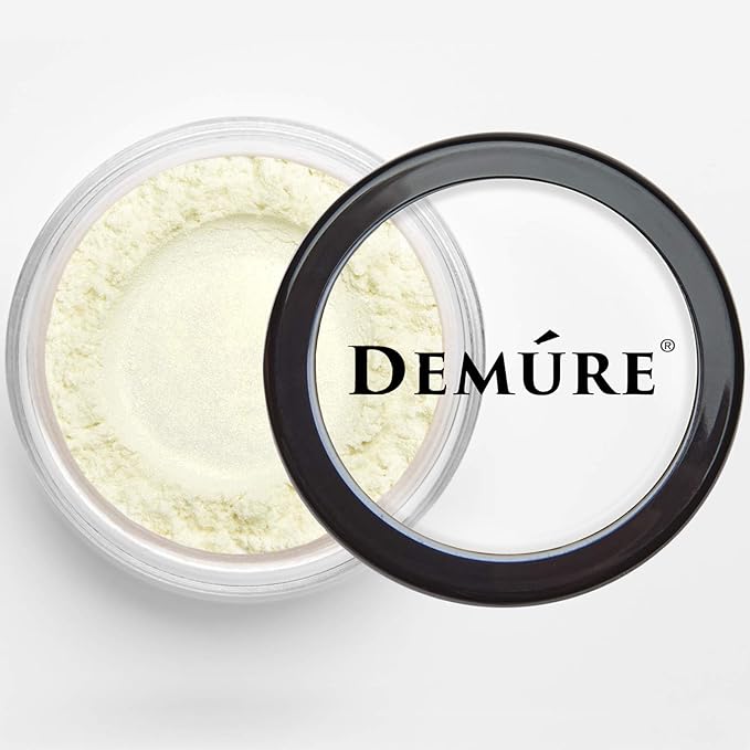 Demure Mineral Make Up (Gold Sparkle) Eye Shadow, Shimmer Eyeshadow, Loose Powder, Glitter Eyeshadow, Eye Makeup, Professional Makeup