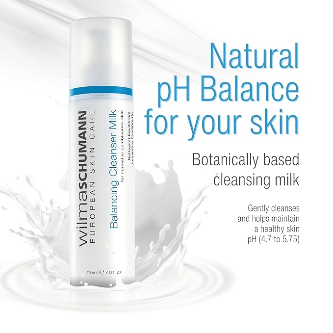 Balancing Facial Cleanser Milk, Daily Face Wash, Facial Cleanser for Normal Skin, 7 oz