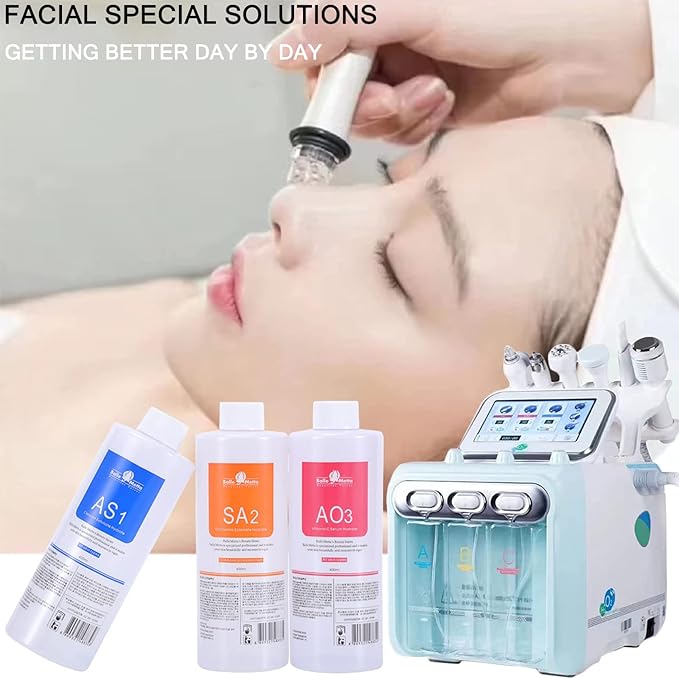 Aqua Peeling Solution AS1 SA2 AO3 facial Serum Cleaning Liquid 400ml Moisturizing Skin Care for facial machine solution