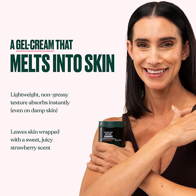 The Body Shop Strawberry Gift Set - 3 Piece Set, Shower Gel, Body Yogurt, Hand Cream, Vegan