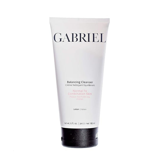 Gabriel Balancing Cleanser, Natural, Paraben Free, Vegan, Cruelty-free, Non GMO, Infused with white seaweed to cleanse and maintain skins natural PH Balance, 6 oz.