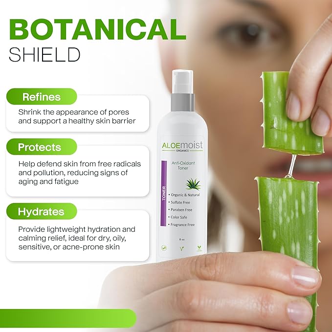 Green Tea Toner for Face: Pore Minimizing, pH Balancing & Hydrating Facial Toner for Aging Skin with Calming Aloe Vera & Antioxidant Green Tea Skincare for Women Dry, Oily, Acne Prone & Sensitive Skin