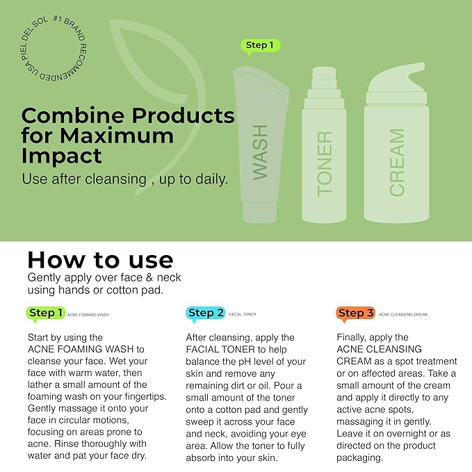 Acne Foaming Wash Cleanser, Benzoyl Peroxide Acne Treatment for Face, Body, pH Balancing - Fragrance-Free Foam Face Wash Moisturizer with Licorice Root, Vitamin E, Antioxidants 250ml.