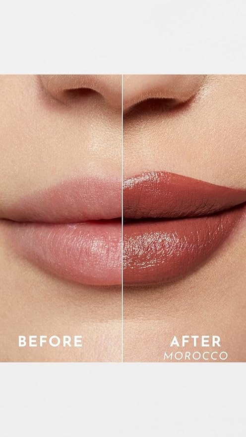 Lawless Women's Forget the Filler Lip-Plumping Line-Smoothing Satin Cream Lipstick, Morocco, Pink, 0.1 Ounce