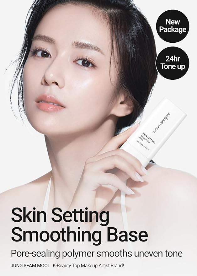 JUNG SAEM MOOL Skin Setting Smoothing Base 1.35 Fl Oz, Sebum-Control Primer with Cotton Seed Extract for Long-Lasting Matte Finish, Fresh Lotion Texture for Oily Skin and T-Zone, Korean Makeup