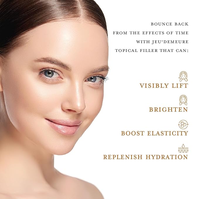 JEU'DEMEURE Dermishuttle Face Lifting Kit – Deep-Absorbing Needle-Free Serum with Collagen, Hyaluronic Acid, Peptide – Targets Wrinkles, Lifting & Skin Renewal Without Microneedling, 2 Weeks