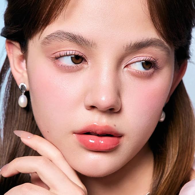 Flower Knows Shell's Jewel Nourishing Lip Glaze,Hydrating Lip Gloss with Hyaluronic,Moisturizing Plumping Oil,Non-Sticky Formula,0.16 fl.oz(P02 Stellar Nacre)