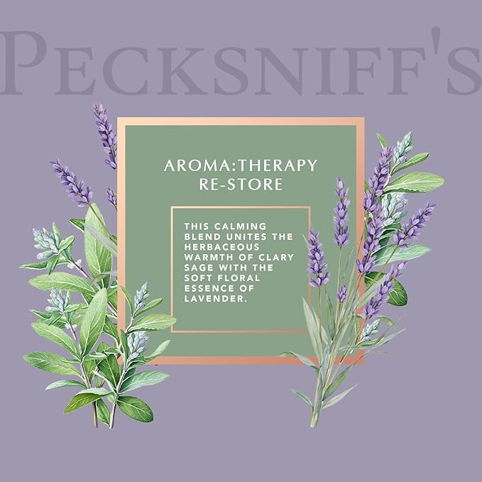 Pecksniff's Aroma:Therapy Re-Store Duo Caddy, 500 ml/16.9 fl oz Hand Wash and 500 ml/16.9 fl oz Hand & Body Lotion