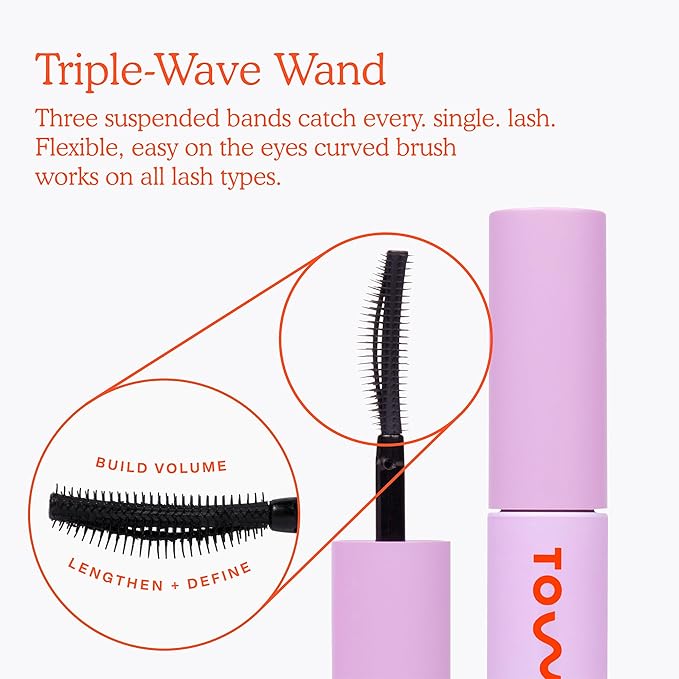 Tower 28 Beauty Mini MakeWaves Lengthening + Volumizing Mascara Jet