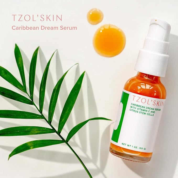 TZOL' SKIN Day Time Discovery Set- Day Time Serum and Face Moisturizer, Day Set, Vegan, Free of Paraben, Silicones, and Sulfates. Always Cruelty Free.