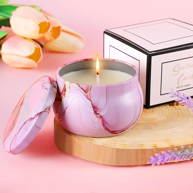 Gift Baskets for Women, Best Birthday Gifts Box, Self Care Gift, Care Package, Get Well Soon Gifts Kit, Unique Ideas Present for Mom Girlfriend Her Sister Wife Friends Woman - Rose Spa Gift Set