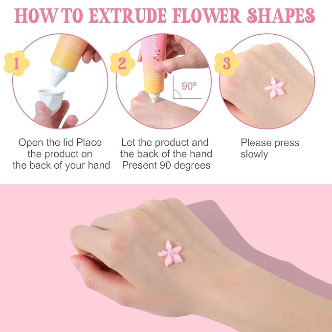 Floral & Star Shaped Hand Lotion Set, 3 Pcs Gift Pack, 60ml Each, Lavender, Rose and Ocean Scent. Best for Women,Girls,Mothers Day Gifts,Teacher Appreciation Gifts.