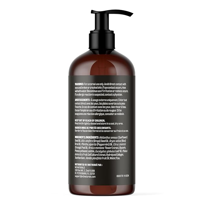 Arnica Sore Muscle Massage Oil with Collagen, Stem Cells, and Menthol, Anti-Cellulite Therapy for Full Body, Fast-Absorbing Multipurpose Treatment, 8 fl oz by M3 Naturals