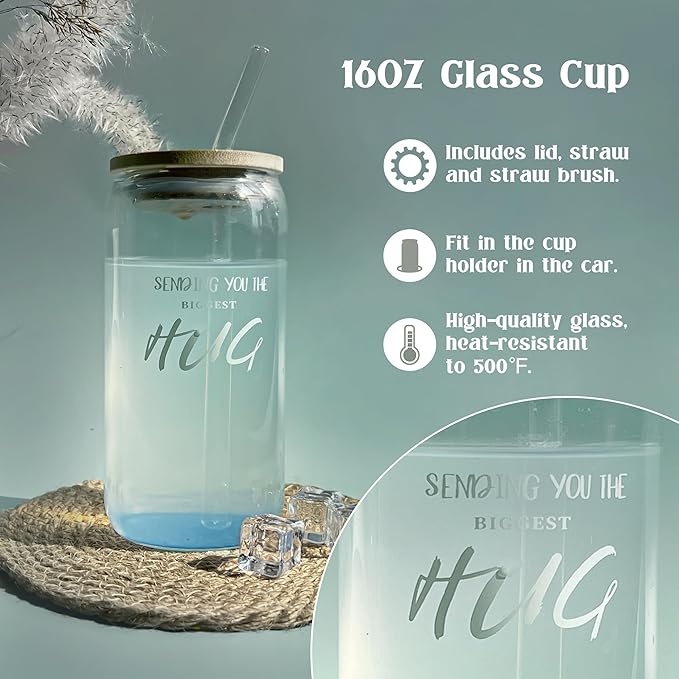 Get Well Soon Gift Baskets For Women,12PC Get Well Gifts for Women After Surgery,Birthday,Care Package,Grief,Sympathy Gifts,Condolences Gift Basket (cerulean)