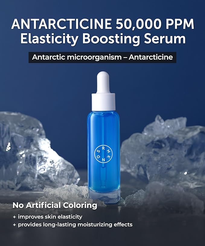 SERUMKIND Deep Antarctic Serum - Lifting, Plumping Korean Skincare – Antarcticine™ Marine Ingredient and Beta Glucan – Improves Elasticity and Firming - Vegan, Cruelty Free, Unscented – 1.01 fl.oz.
