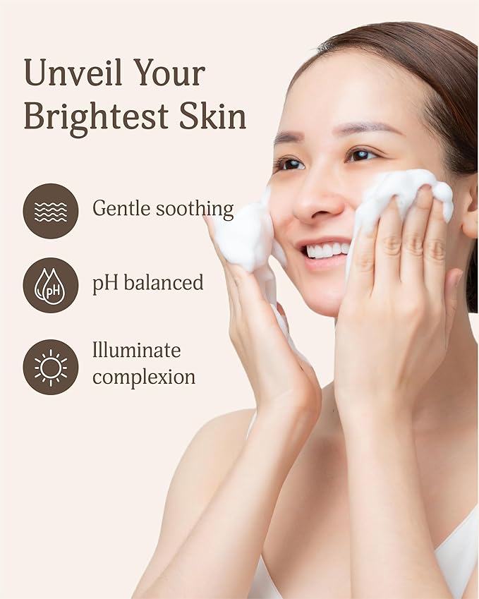 Rice Therapy Artemisia Cleanser (5.1+5.1fl oz, Pack of 2) - Gentle Moisturizing Face Wash for Sensitive Skin. Daily Hydrating Facial Foam for Clear, Radiant, Rice Cleanser Korean Skin Care