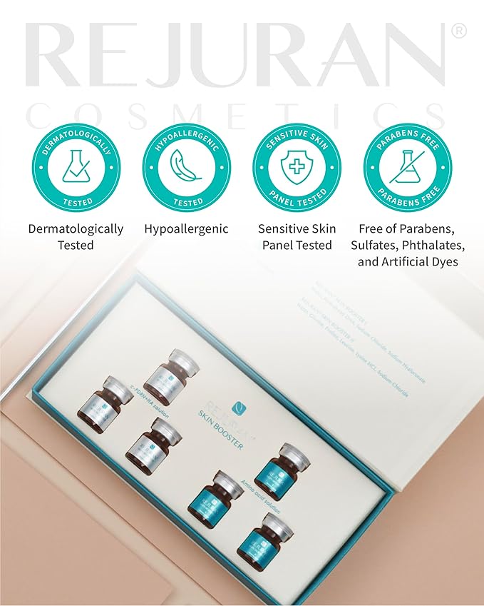 REJURAN® Turnover Ampoule, c-PDRN® [Larger Size] - Original Salmon DNA PDRN Face Serum for Rejuvenation, Firming, Hydration & Youthful Glow, Smooths Skin Texture. Korean Skincare (1.69 fl oz)