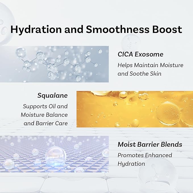 APOTHE Exosome Squal-Tox Booster Cream Mist 3.38 fl oz (100ml) – Hydrating, Soothing, and Brightening with Squalane, Centella Asiatica, and Niacinamide