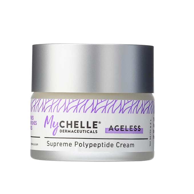 MyCHELLE Dermaceuticals Supreme Polypeptide Cream (1.2 Fl Oz) - Recontouring Anti-Aging Cream with Powerful Peptides, Help Lift & Revive Skin, Help to Reduce the Appearance of Fine Lines and Wrinkles