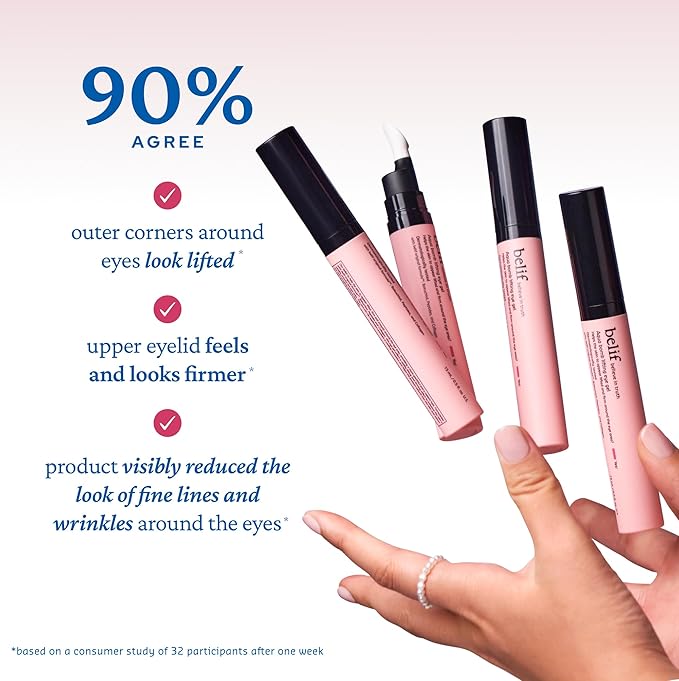 belif Aqua Bomb Lifting Eye Gel | Retinol + Collagen + Peptide for Firming & Plumping | Hyaluronic Acid for Glowy Hydration | Niacinamide for Dark Circles | Korean Skin Care