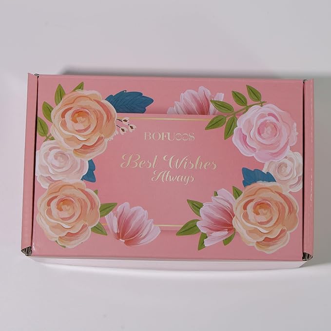 Birthday Gifts for Women - Luxurious Self Care Relaxation, Christmas, Holiday, Valentines Day Gift Ideas for Her, Friends, Wife, Mom, Daughter, Sister, Aunt, Unique Pink Beauty Gift Set