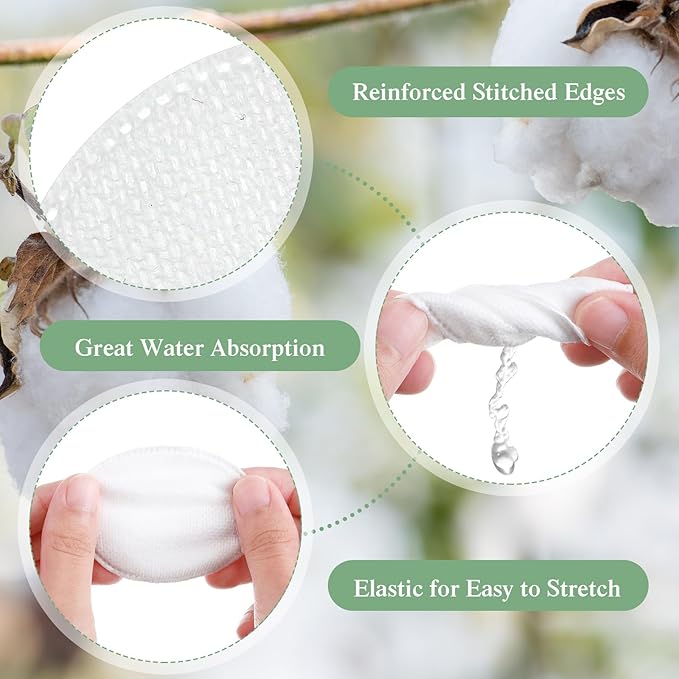 Maxcheck 3000 Pcs Cotton Rounds Bulk Exfoliating Rounds for Face Makeup Remover Cotton Facial Pads for Face Makeup Removal Toner Pads