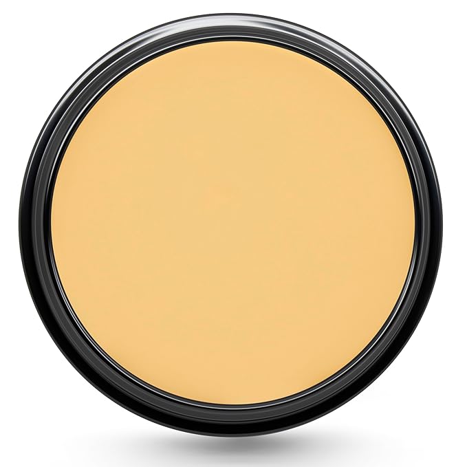 Graftobian HD Glamour Crème Foundation 1/2oz, Weightless Full Coverage Makeup, 65 Inclusive Shades, For All Skin Types, Natural or Full-Glam Looks, For Professionals and Beginners (Fresh Honey)