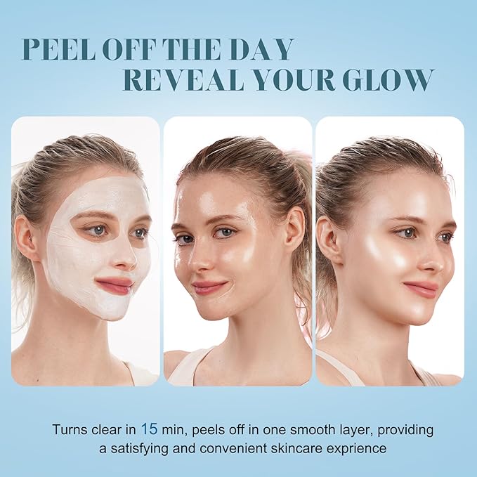 ISTON Collagen Night Wrapping Mask for Glass Skin - Overnight Peel Off for Firmer, Hydrated & Radiant Skin with Hydrolyzed Collagen, Gently Formulated for All Skin Types - 5.07 fl Oz