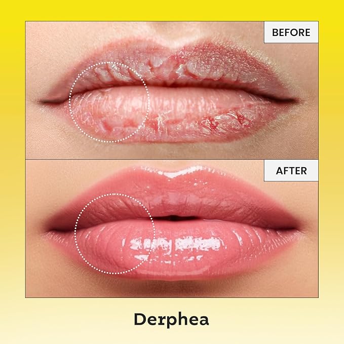 Organic Beef Tallow Lip Balm – 8H Moisturizing for Dry Lips, Glossy Shine & Soft Lips - Overnight Lip Mask & Daytime Moisturizer with Shea Butter & Vitamin E, 2 Tubes