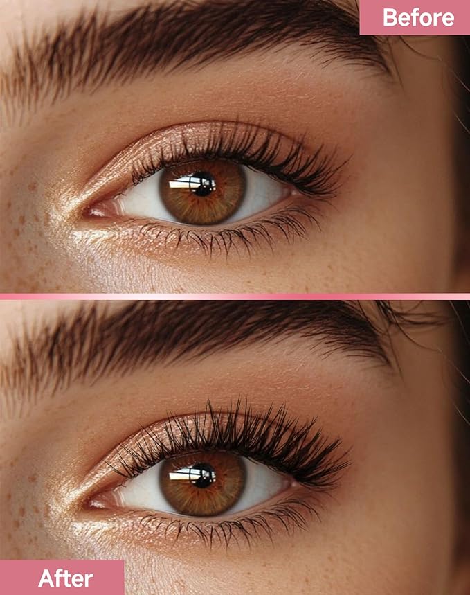 Frihappy Wispy Natural Eyelashes C Curl Flared Fake Lashes Natural Look HA-41