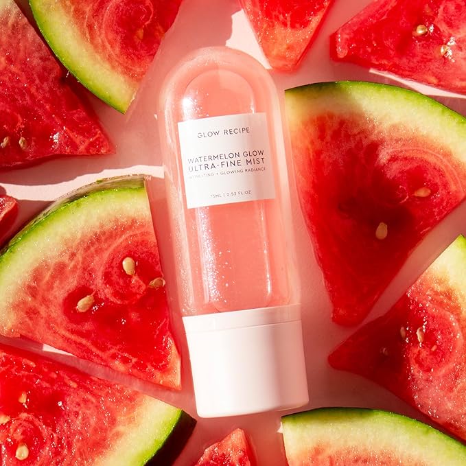 Glow Recipe Back to School Essentials Kit - Watermelon Toner (40ml) + Dew Drops (15ml) + Blur Drops (5ml) + Pink Juice Moisturizer (25ml) + Watermelon Mist (75ml)