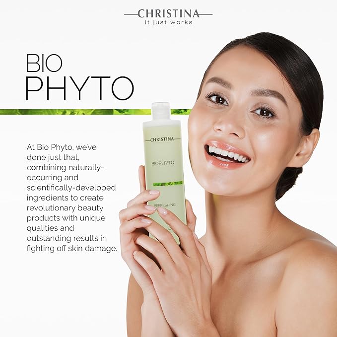 Christina Bio Phyto Facial Toner | Gentle Cleansing Toner for Face | Eye Area Friendly Facewash | Optimal Consumption Packaging | Skin Regeneration, Irritation Relief, and Moisturization 300ml