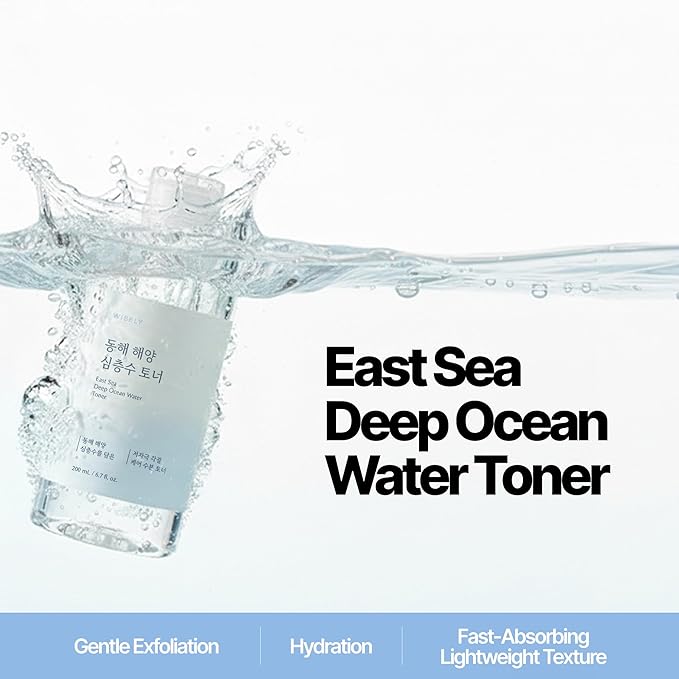 East Sea Deep Ocean Water Toner | Gentle Exfoliator, Calming, Hydrating and Moisturizing, Korean Skin Care Toner for Face, Korean Beauty for Men and Women (200ml / 6.7 fl. oz.)