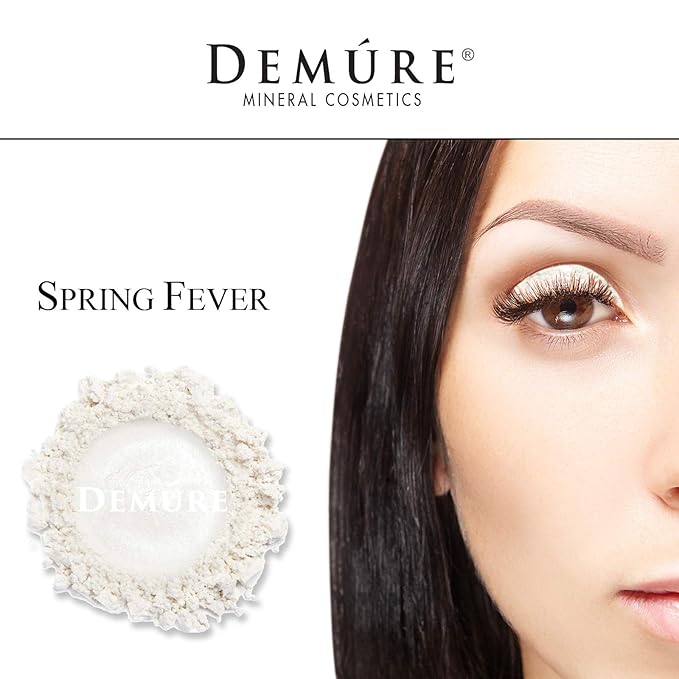 Demure Snowflake Loose Powder & Glitter Eyeshadow, Natural & Organic Eye Makeup